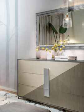 Framed mirror - Framed wall-mounted rectangular mirror by CASA +39 - view 3